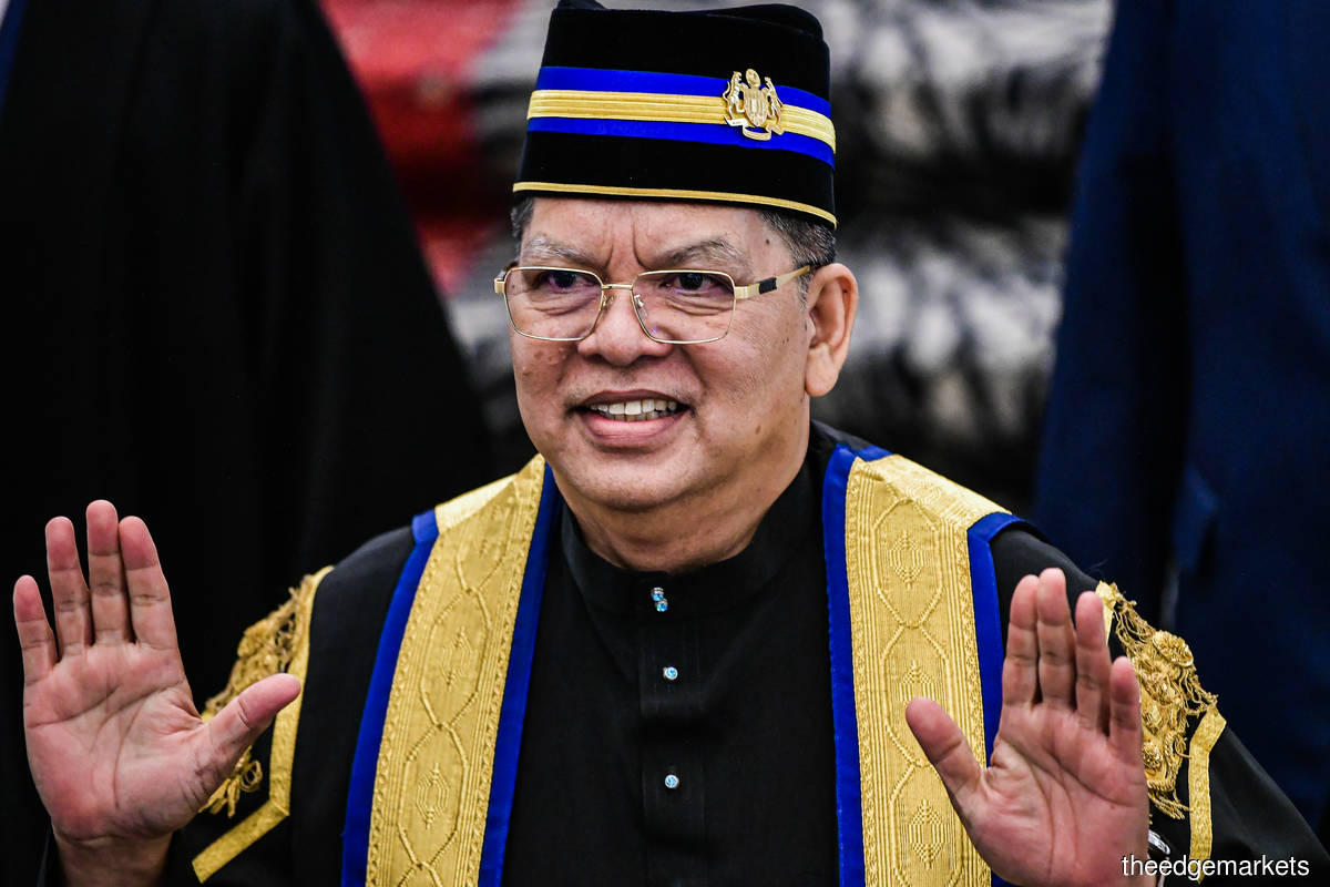 Dewan Rakyat Speaker Datuk Johari Abdul (Photo by Shahrin Yahya/The Edge)